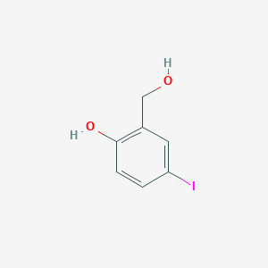 molecular formula C7H7IO2 B086401 2-(Hydroxymethyl)-4-iodophenol CAS No. 14056-07-6