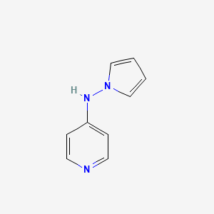 molecular formula C9H9N3 B8640220 N-(1H-Pyrrol-1-yl)-4-pyridinamine 