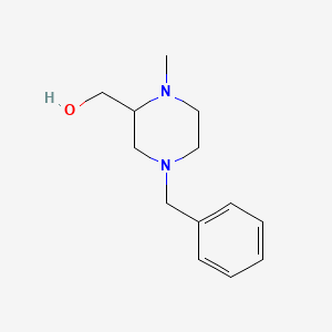 (4-Benzyl-1-methylpiperazin-2-yl)methanol