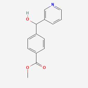 Benzoic acid, 4-(hydroxy-3-pyridinylmethyl)-, methyl ester
