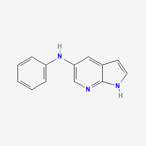 molecular formula C13H11N3 B8640302 n-Phenyl-1h-pyrrolo[2,3-b]pyridin-5-amine CAS No. 858116-85-5