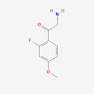 2-Amino-1-(2-fluoro-4-methoxyphenyl)ethanone