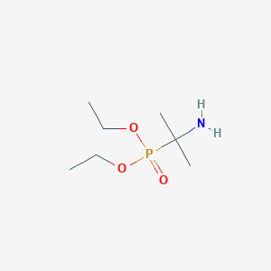 molecular formula C7H18NO3P B8640388 Diethyl (2-aminopropan-2-yl)phosphonate 