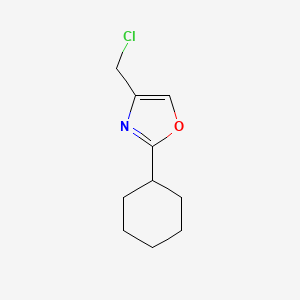 4-(Chloromethyl)-2-cyclohexyl-1,3-oxazole