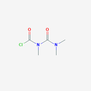 molecular formula C5H9ClN2O2 B8640474 N-(dimethylcarbamoyl)-N-methylcarbamoylchloride 