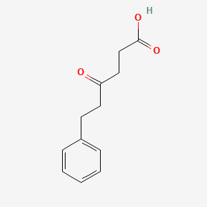 molecular formula C12H14O3 B8640539 4-Oxo-6-phenylhexanoic acid 