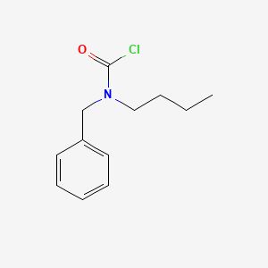molecular formula C12H16ClNO B8640561 N-benzyl-N-(n-butyl)carbamyl chloride CAS No. 55247-28-4
