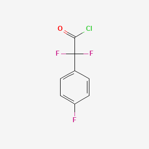 2,2-Difluoro-2-(4-fluorophenyl)acetyl chloride