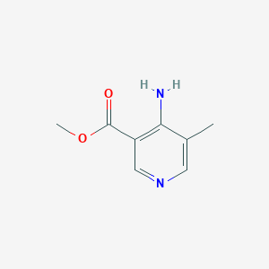 molecular formula C8H10N2O2 B8640590 Methyl 4-amino-5-methylnicotinate 