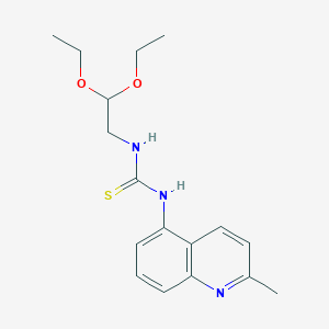 N-(2,2-diethoxyethyl)-N'-(2-methylquinolin-5-yl)thiourea