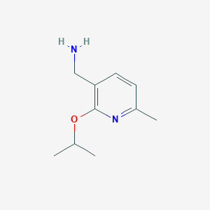 [2-Isopropoxy-6-methyl-3-pyridyl]methanamine