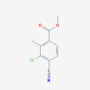 Methyl 3-chloro-4-cyano-2-methylbenzoate