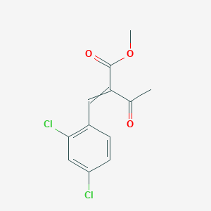 Methyl 2-[(2,4-dichlorophenyl)methylidene]-3-oxobutanoate