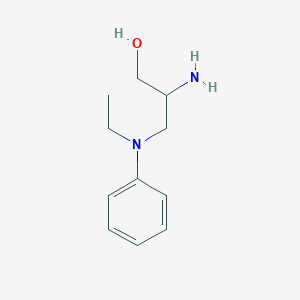 2-amino-3-(N-ethylanilino)propan-1-ol