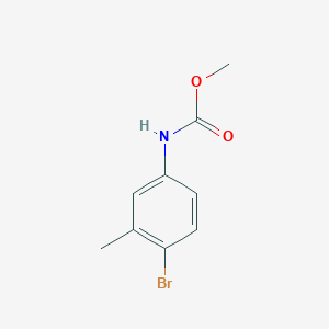 molecular formula C9H10BrNO2 B8640654 Methyl (4-bromo-3-methylphenyl)carbamate 