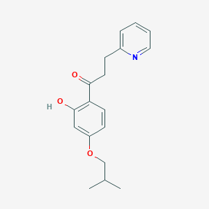 1-(2-Hydroxy-4-isobutoxyphenyl)-3-(pyridin-2-yl)propan-1-one