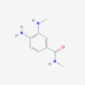 molecular formula C9H13N3O B8640718 4-Amino-N-methyl-3-methylamino-benzamide 