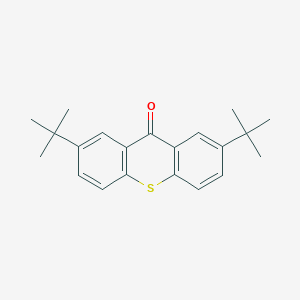 molecular formula C21H24OS B8640738 2,7-DI-Tert-butyl-9H-thioxanthen-9-one CAS No. 93962-26-6