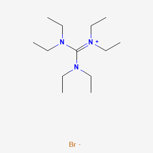 molecular formula C13H30BrN3 B8640789 Hexaethylguanidinium bromide CAS No. 89610-32-2