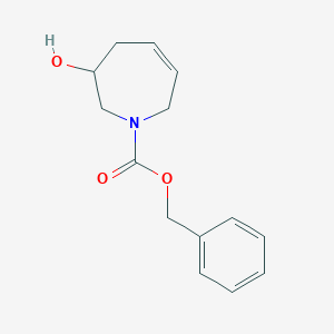 Benzyl 3-hydroxy-2,3,4,7-tetrahydroazepine-1-carboxylate