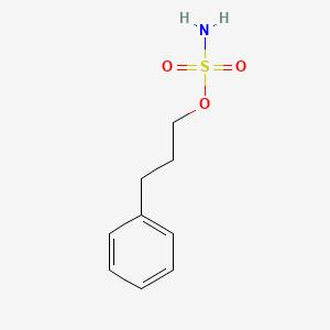 B8640830 Sulfamic acid, 3-phenylpropyl ester CAS No. 136199-49-0