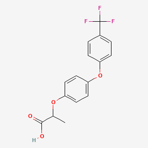 2-(4-(4-(Trifluoromethyl)phenoxy)phenoxy)propanoic acid