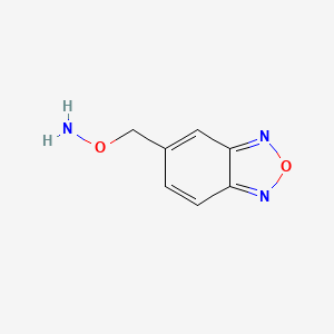 molecular formula C7H7N3O2 B8640881 O-(Benzo[c][1,2,5]oxadiazol-5-ylmethyl)hydroxylamine 