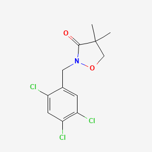 4,4-Dimethyl-2-[(2,4,5-trichlorophenyl)methyl]-1,2-oxazolidin-3-one