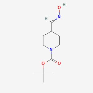 molecular formula C11H20N2O3 B8641064 Tert-butyl 4-((hydroxyimino)methyl)piperidine-1-carboxylate 