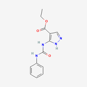 N-phenyl-N'-(4-ethoxycarbonylpyrazol-3-yl)urea