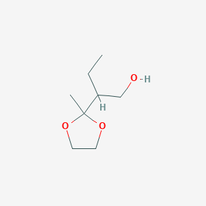 2-(2-Methyl-[1,3]dioxolan-2-yl)-butan-1-ol