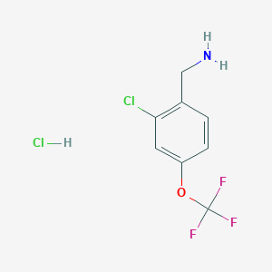 2-Chloro-4-trifluoromethoxybenzylamine hydrochloride