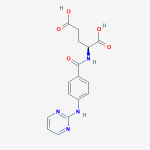 N-{4-[(Pyrimidin-2-yl)amino]benzoyl}-L-glutamic acid