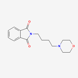 molecular formula C16H20N2O3 B8641269 2-[4-(4-Morpholinyl)butyl]-1H-isoindole-1,3(2H)-dione CAS No. 154620-01-6
