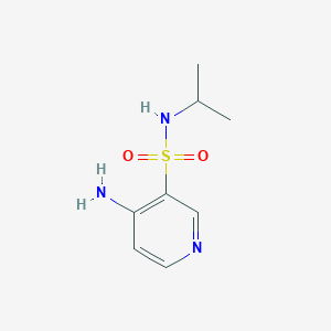 molecular formula C8H13N3O2S B8641309 N-isopropyl-4-aminopyridine-3-sulfonamide 
