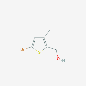 molecular formula C6H7BrOS B8641322 (5-Bromo-3-methylthiophen-2-yl)methanol 