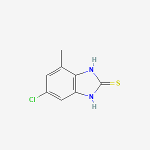 6-Chloro-4-methyl-1H-benzo[d]imidazole-2(3H)-thione