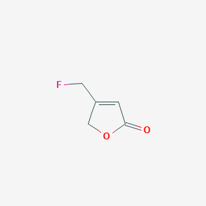 molecular formula C5H5FO2 B8641472 4-fluoromethyl-5H-furan-2-one 