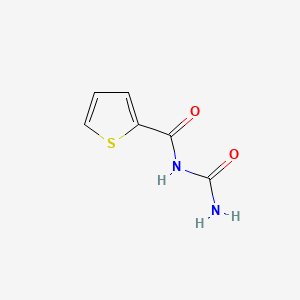 molecular formula C6H6N2O2S B8641498 N-(Aminocarbonyl)-2-thiophenecarboxamide CAS No. 57280-38-3