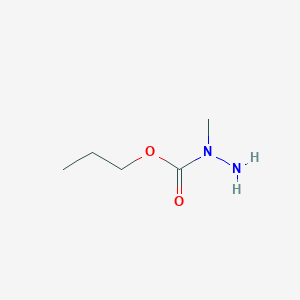 molecular formula C5H12N2O2 B8641841 Propyl 1-methylhydrazine-1-carboxylate CAS No. 89812-14-6
