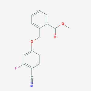 2-(4-Cyano-3-fluoro-phenoxymethyl)-benzoic acid methyl ester