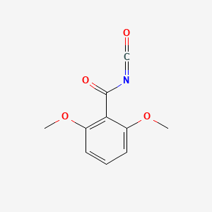 molecular formula C10H9NO4 B8641860 2,6-Dimethoxybenzoyl isocyanate CAS No. 4340-40-3