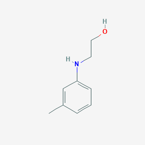 molecular formula C9H13NO B086419 Ethanol, 2-[(3-methylphenyl)amino]- CAS No. 102-41-0
