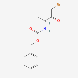 Benzyl (4-bromo-3-oxobutan-2-yl)carbamate