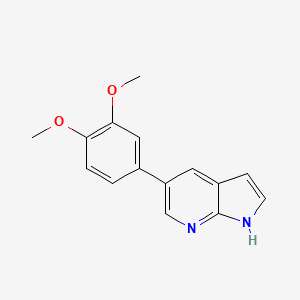 5-(3,4-Dimethoxy-phenyl)-1H-pyrrolo[2,3-b]pyridine