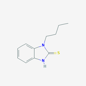 molecular formula C11H14N2S B086420 1-丁基-1H-苯并咪唑-2-硫醇 CAS No. 67624-27-5