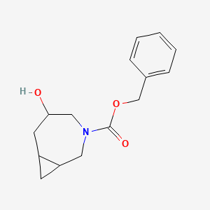 molecular formula C15H19NO3 B8642440 benzyl3-hydroxy-5-azabicyclo[5.1.0]octane-5-carboxylate 