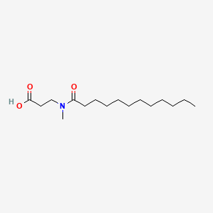 molecular formula C16H31NO3 B8642449 Lauroyl methyl beta-alanine CAS No. 21539-57-1