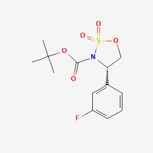 (S)-3-Boc-4-(3-fluorophenyl)-1,2,3-oxathiazolidine 2,2-dioxide