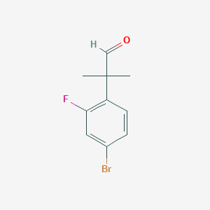 2-(4-Bromo-2-fluorophenyl)-2-methylpropanal